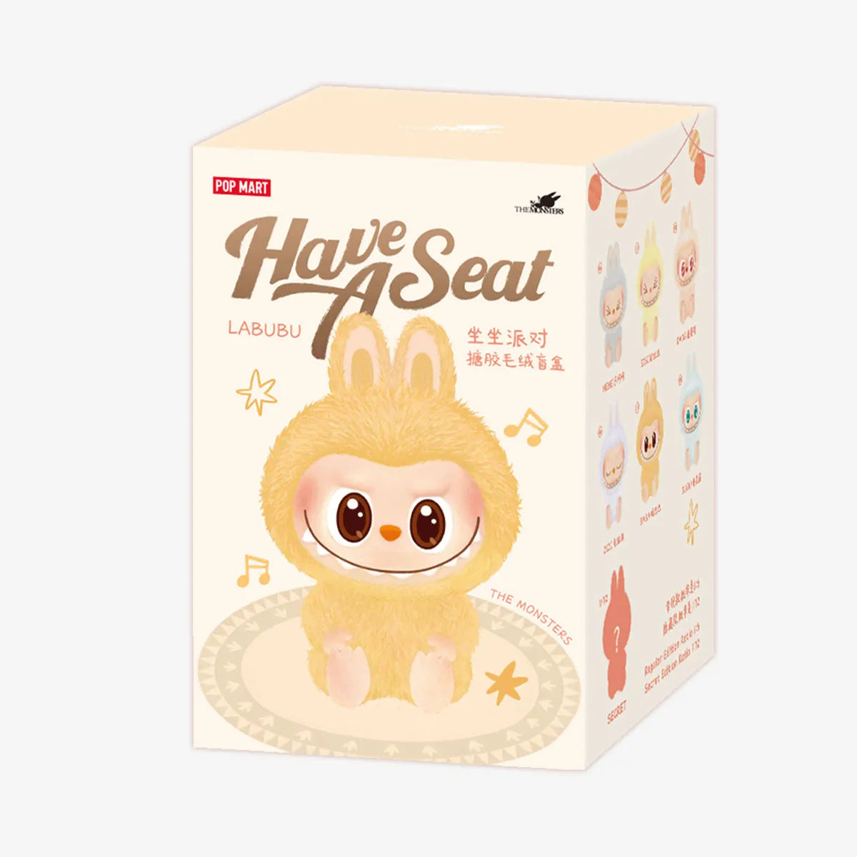 THE MONSTERS - Have a Seat Vinyl Plush Blind Box (Set of 6) - Labubu London